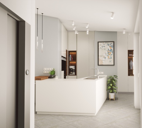 Open Space in stile contemporaneo di 50 di Nido-innerspaces