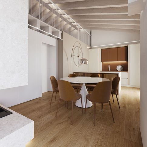 Open Space in stile contemporaneo di 50 di Ilaria HomeDesign
