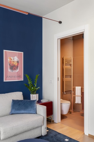 Camera Ospiti in stile contemporaneo di 12 di Paper Plane design