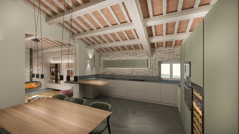 Cucina in stile moderno di 24 di MICHELE VOLPI STUDIO INTERIOR DESIGN