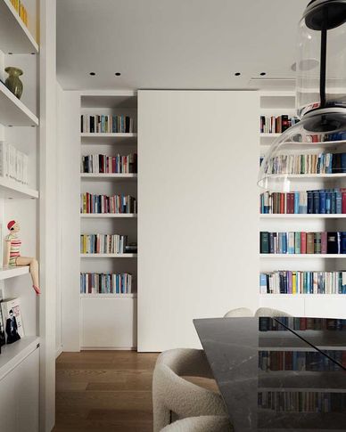 Soggiorno in stile contemporaneo di 40 di Officine Architetti Associati