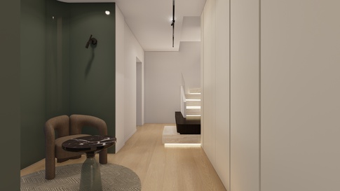 Ingresso in stile contemporaneo di 15 di Areadieci architettura