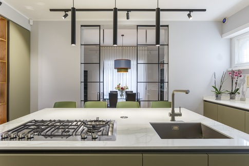 Cucina in stile contemporaneo di 20 di As architettura