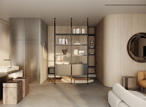 Open Space in stile minimal di 240 di Aureainteriors