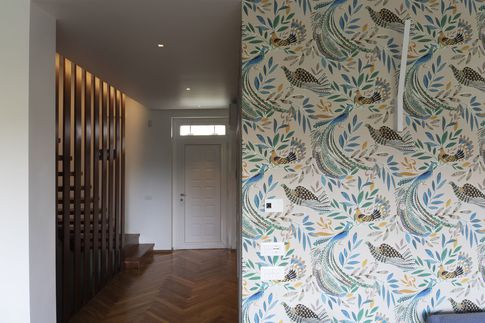 Soggiorno in stile contemporaneo di 35 di architempore