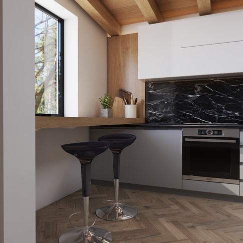 Open Space in stile moderno di 46 di IN.D.AR project