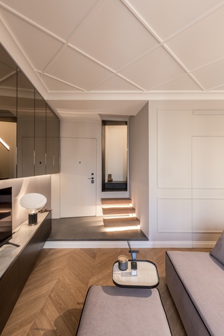 Open Space in stile transitional di 26 di Francesco Cardano Interior Designer Open Space in stile transitional di 26 di Francesco Cardano Interior Designer