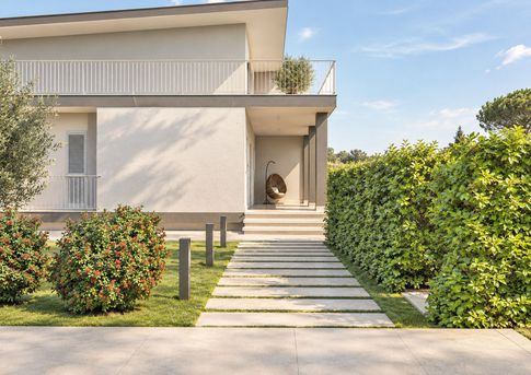Patio in stile contemporaneo di 580 di Arcangelo Primato