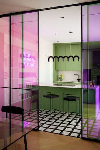 Cucina in stile eclettico di 15 di Areadieci architettura