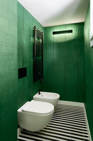 Bagno in stile vintage di 4 di Coluccio architetti Bagno in stile vintage di 4 di Coluccio architetti
