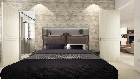 Camera da Letto in stile contemporaneo di 17 di Nicoletta Russo Interior Designer Camera da Letto in stile contemporaneo di 17 di Nicoletta Russo Interior Designer