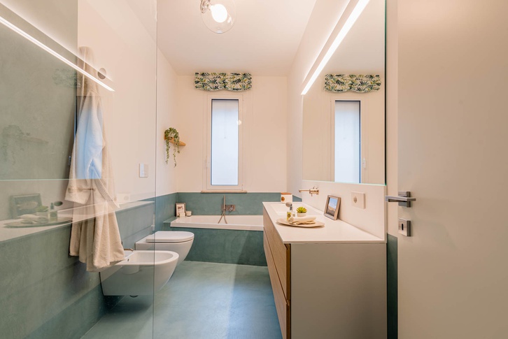 Bagno in stile contemporaneo di 8 di Micro Interior Design Bagno in stile contemporaneo di 8 di Micro Interior Design