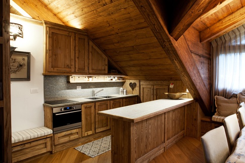 Cucina in stile rustico di 36 di Elena Vigano' Architetto
