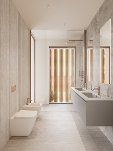 Camera da Letto in stile contemporaneo di 23 di EmmePi Architettura