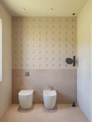 Bagno in stile minimal di 9 di EmmePi Architettura