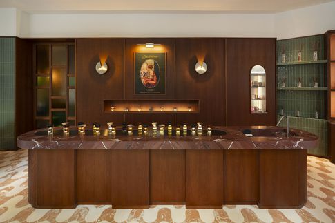 Open Space in stile art deco di 50 di Mara Bragagnolo Design