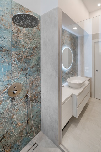 Bagno in stile contemporaneo di 5 di X1Architettura Bagno in stile contemporaneo di 5 di X1Architettura