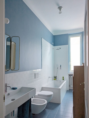 Bagno in stile retrò di 6 di Serena Trentarossi Architetto Bagno in stile retrò di 6 di Serena Trentarossi Architetto