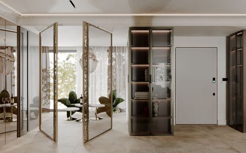Open Space in stile contemporaneo di 70 di Salvatore Sito Interior Designer
