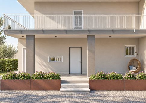 Patio in stile contemporaneo di 580 di Arcangelo Primato