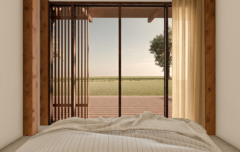 Camera Ospiti in stile rustico di 14 di TACTO estudio