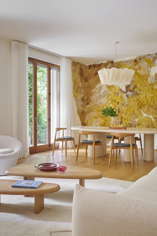 Soggiorno in stile contemporaneo di 50 di NOMADE ARCHITETTURA