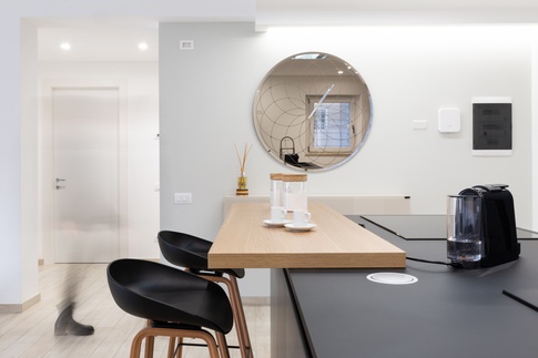 Open Space in stile moderno di 40 di zero6studio