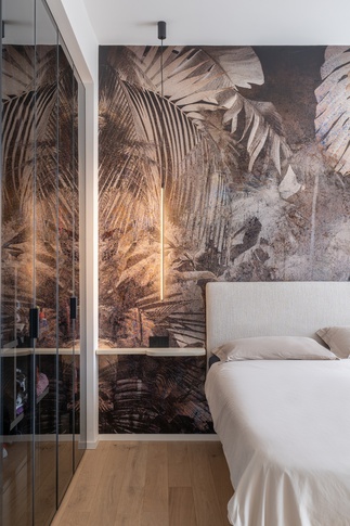 Camera da Letto in stile contemporaneo di 14 di Caleidoscopio Architettura