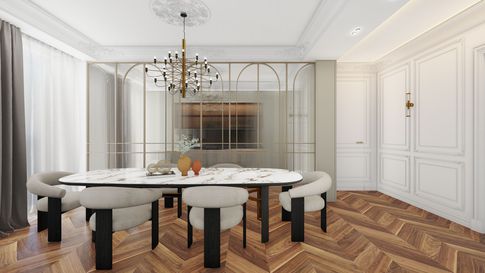 Open Space in stile classico di 25 di Salvatore Sito Interior Designer