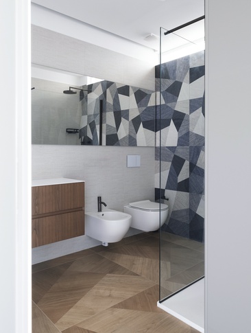 Bagno in stile contemporaneo di 6 di Michela Cordisco Studio Bagno in stile contemporaneo di 6 di Michela Cordisco Studio