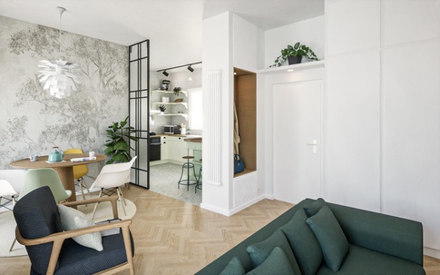Open Space in stile contemporaneo di 30 di Caterina Scamardella Architetto Open Space in stile contemporaneo di 30 di Caterina Scamardella Architetto