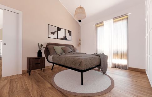 Camera da Letto in stile moderno di 14 di Studio LABventinove