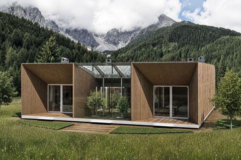 Open Space in stile contemporaneo di 100 di JFD Juri Favilli Design