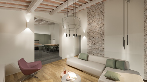 Soggiorno in stile moderno di 23 di MICHELE VOLPI STUDIO INTERIOR DESIGN