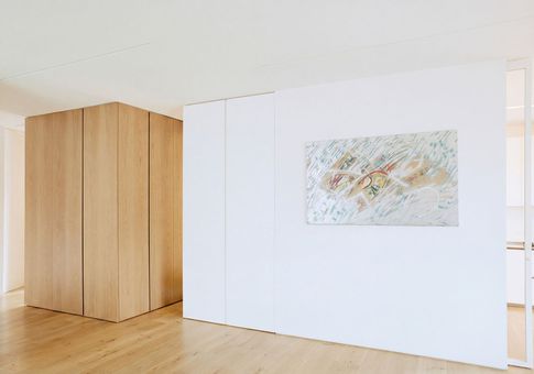 Soggiorno in stile scandinavo di 36 di ellevuelle architetti