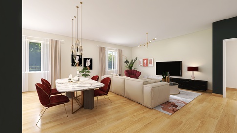 Open Space in stile art deco di 40 di Maria Cristina Orsi Architetto Open Space in stile art deco di 40 di Maria Cristina Orsi Architetto
