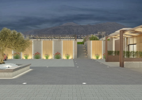 Patio in stile moderno di 1000 di Arcangelo Primato