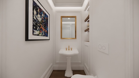 Bagno in stile contemporaneo di 2 di Studio Gaetano Riccardelli
