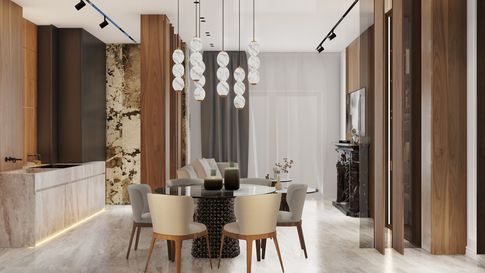 Open Space in stile contemporaneo di 30 di Salvatore Sito Interior Designer