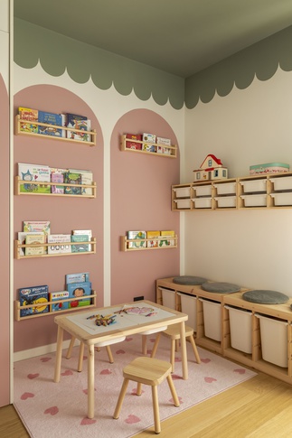 Cameretta Bambini in stile moderno di 16 di Arch. Martina Pozzi MP_archistudio