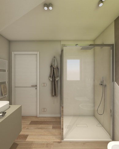 Bagno in stile contemporaneo di 6 di Francesca Boglio Architetto Bagno in stile contemporaneo di 6 di Francesca Boglio Architetto