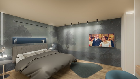 Camera da Letto in stile moderno di 28 di MICHELE VOLPI STUDIO INTERIOR DESIGN
