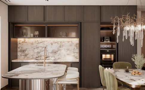 Open Space in stile classico di 50 di Salvatore Sito Interior Designer Open Space in stile classico di 50 di Salvatore Sito Interior Designer