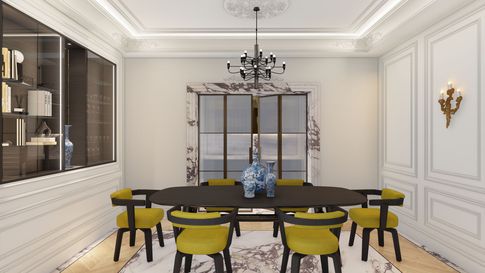 Open Space in stile classico di 20 di Salvatore Sito Interior Designer