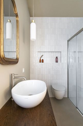 Bagno in stile retrò di 5 di Giulia Dagheti Architetto Bagno in stile retrò di 5 di Giulia Dagheti Architetto