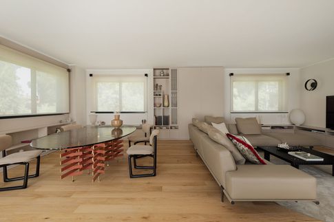 Soggiorno in stile contemporaneo di 60 di Architetto Sara Edalatkhah