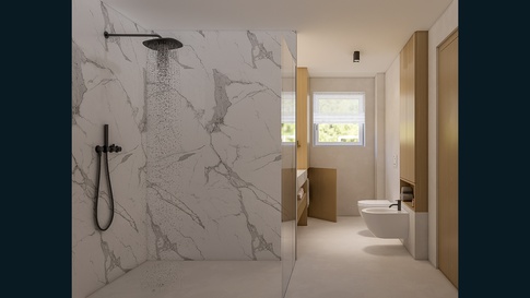 Bagno in stile contemporaneo di 8 di 1507 Interior studio Bagno in stile contemporaneo di 8 di 1507 Interior studio