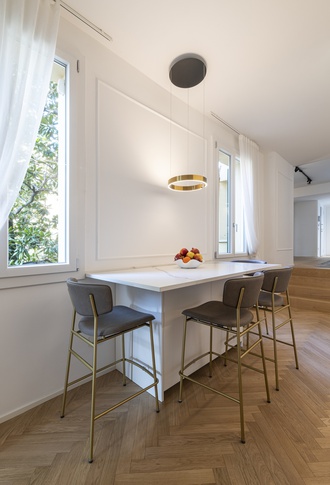 Cucina in stile contemporaneo di 17 di Studio DOM