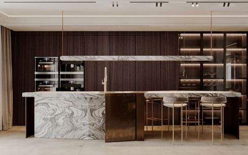 Cucina in stile contemporaneo di 30 di Salvatore Sito Interior Designer