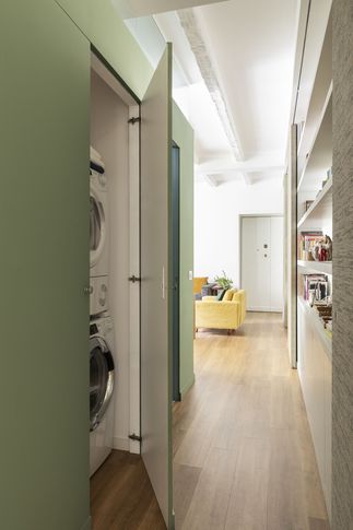 Corridoio in stile vintage di 3 di Francesca Delicato architettura e design